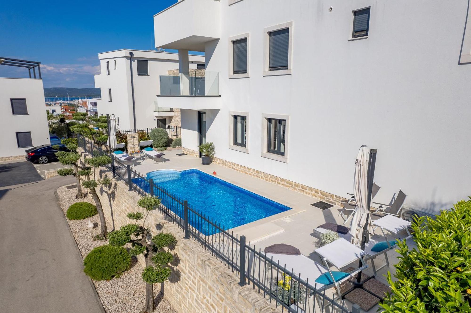 Luxury Apartment Hyperion With Private Pool And Garden Murter Extérieur photo