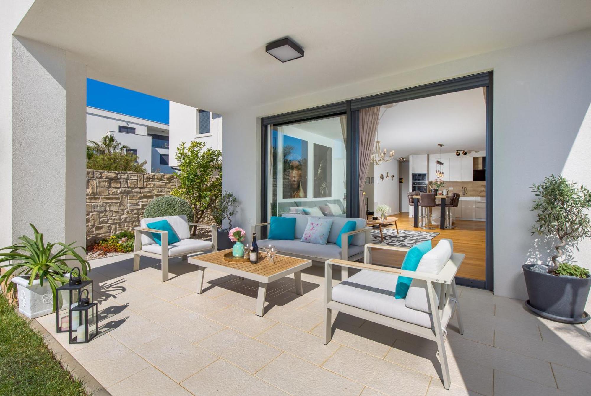 Luxury Apartment Hyperion With Private Pool And Garden Murter Extérieur photo