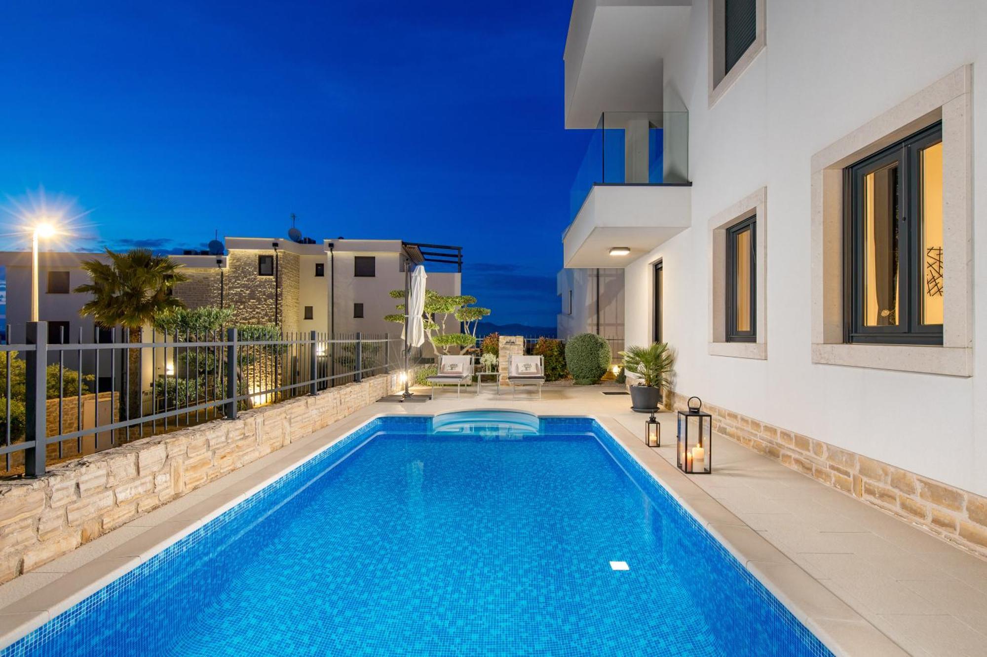 Luxury Apartment Hyperion With Private Pool And Garden Murter Extérieur photo