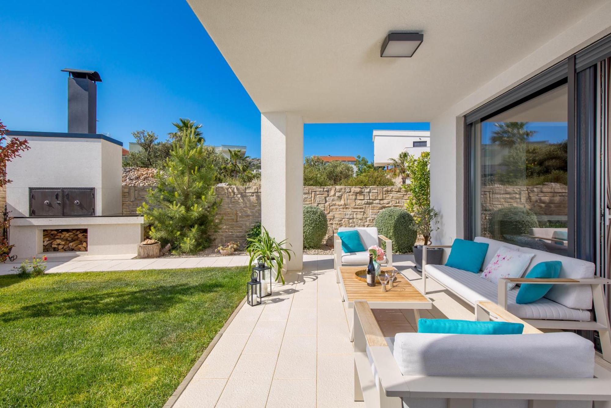 Luxury Apartment Hyperion With Private Pool And Garden Murter Extérieur photo
